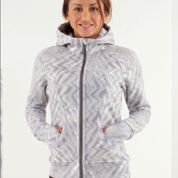 lululemon athletica Tops - Lululemon Blazer Fossil White Scuba Hoodie